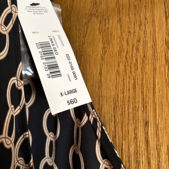 WORTHINGTON DRESS IN LINKS GEO PRINT! GREAT FOR WEDDING OR NIGHT OUT! NWT - Picture 2 of 4